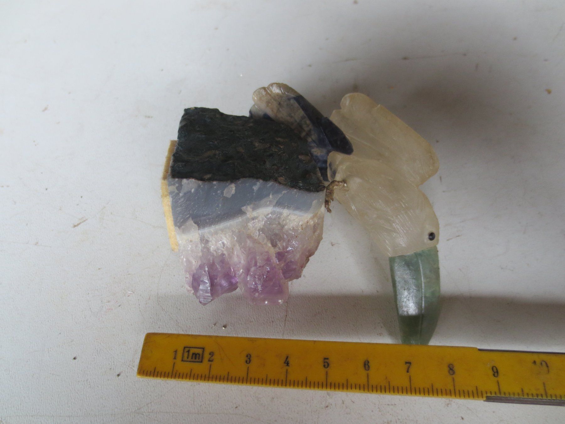 Mineralien & Heilsteine: Amethyst Vogel – Gebraucht aus Weier im Emmental von waefler03 5