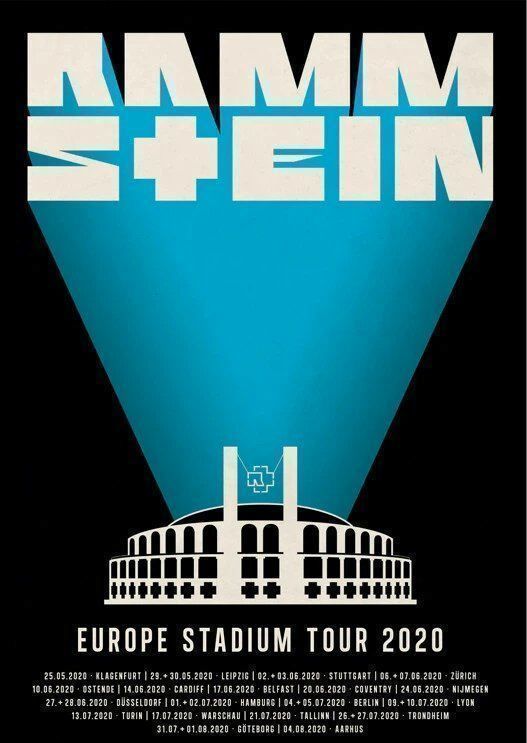 Foto & Immagini: RAMMSTEIN EUROPE STADIUM TOUR 2020 – Nuovo (secondo la descrizione) da Lupfig venduto da Womewome