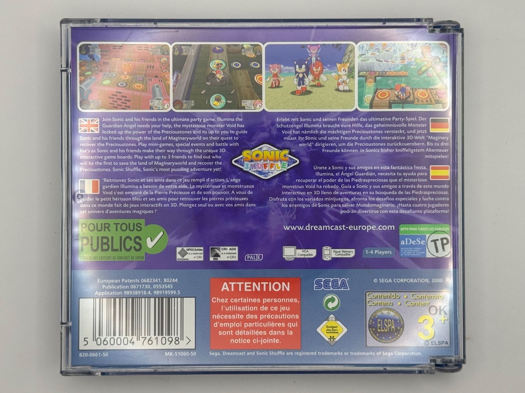 Sega Jeux: Dreamcast Sonic Shuffle – D'occasion à Bettlach par awi_7jcb 1