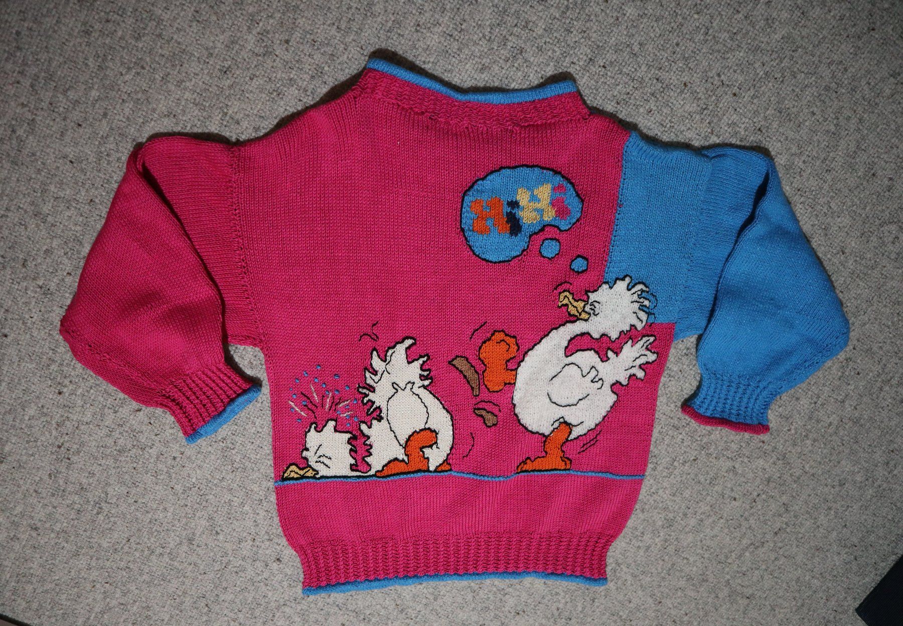 Maglioni & Felpe: KINDERPULLOVER GESTRICKT CA. GR. 140 – Nuovo e nell'imballaggio originale da Wangen b. Olten venduto da gwunderplunder1 1