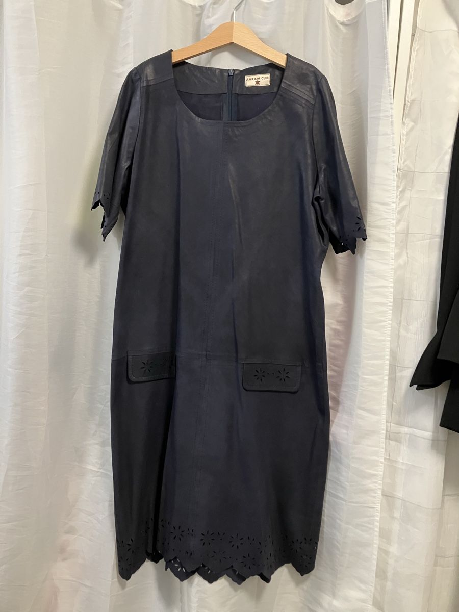 Kleider: Dunkelblaues Lederkleid 36 – Neu (gemäss Beschreibung) aus Bremgarten AG von nin_ps8y 2