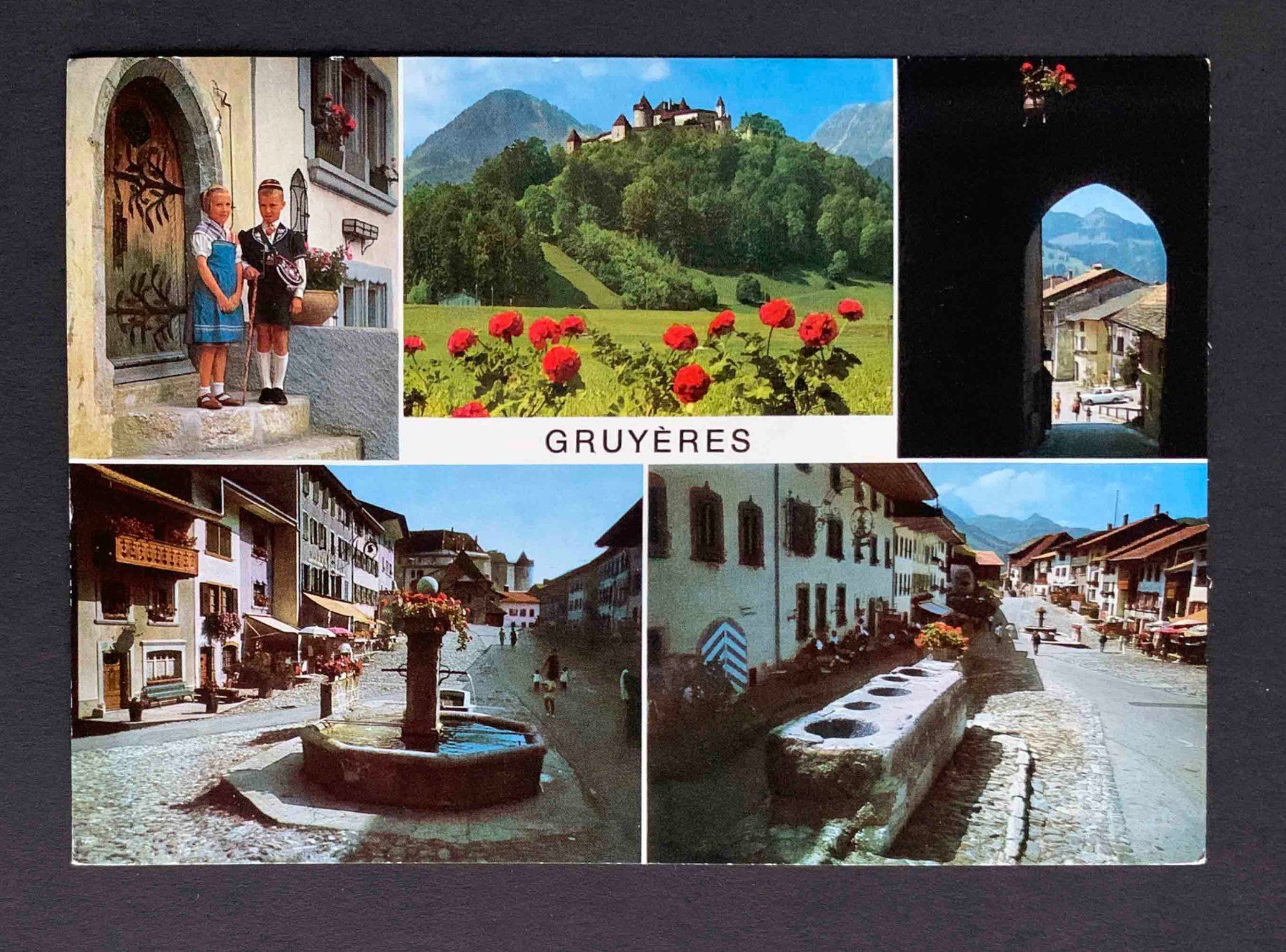 Cartoline postali: AK Gruyeres – Usato da Goldau venduto da artelier1