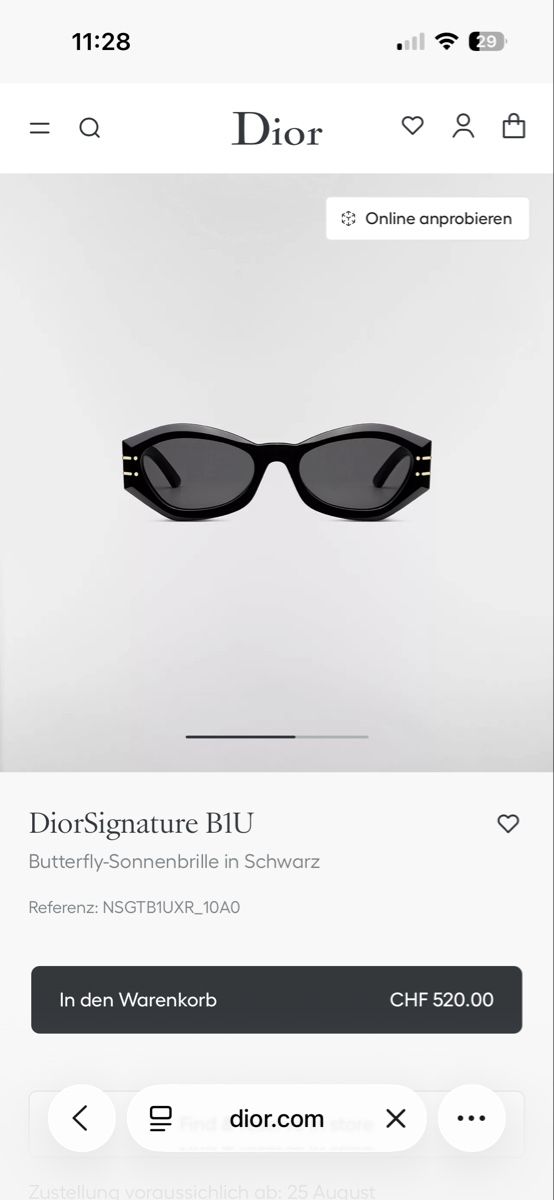 Dior Brillen & Gläser: Dior Sonnenbrille – Gebraucht aus Neuhausen von ann_t9kn 5