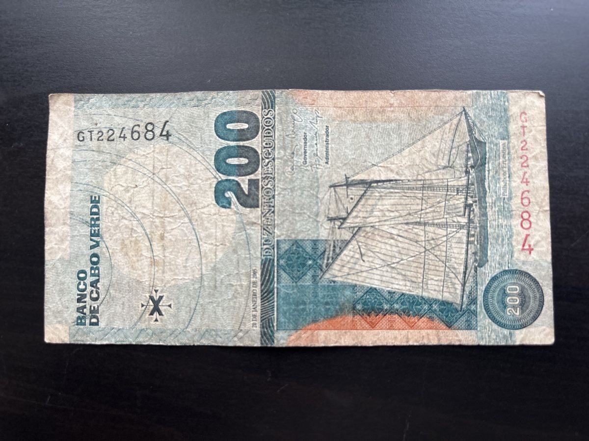 Banconote: Billet Cap-Vert 🇨🇻  – Usato da Bussigny venduto da Numk 1