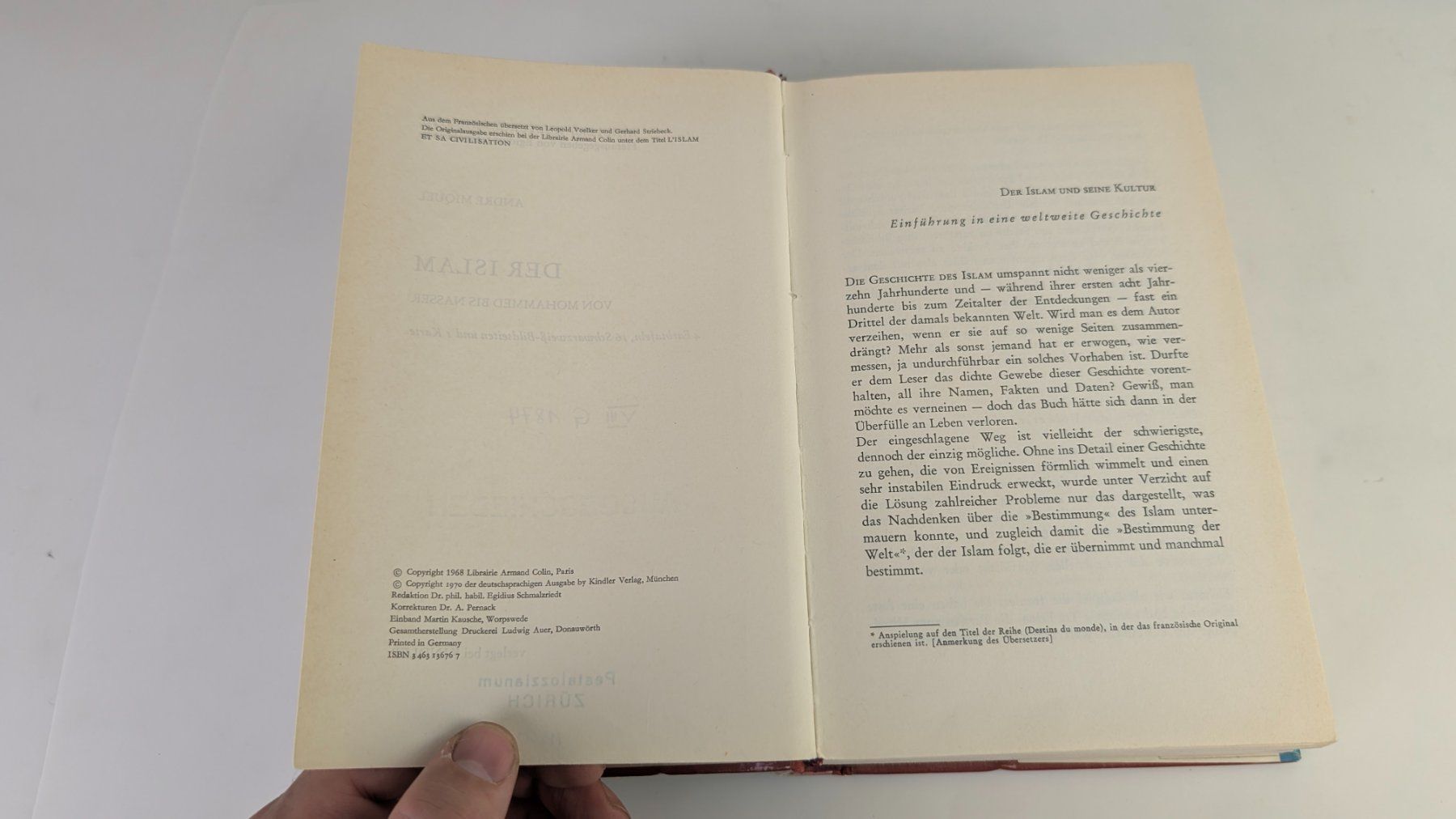 Libri: Der Islam, 1970 André Miquel – Usato da Zürich venduto da 1.Simon 5
