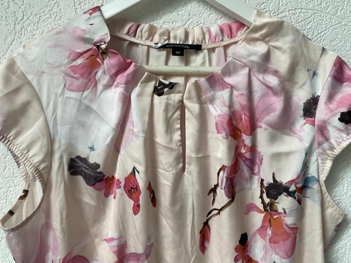 Comma Top: Bluse Comma TOP Gr 40 Blumenprint Sommerlich leicht, – Usato da Homberg b. Thun venduto da Homata 1