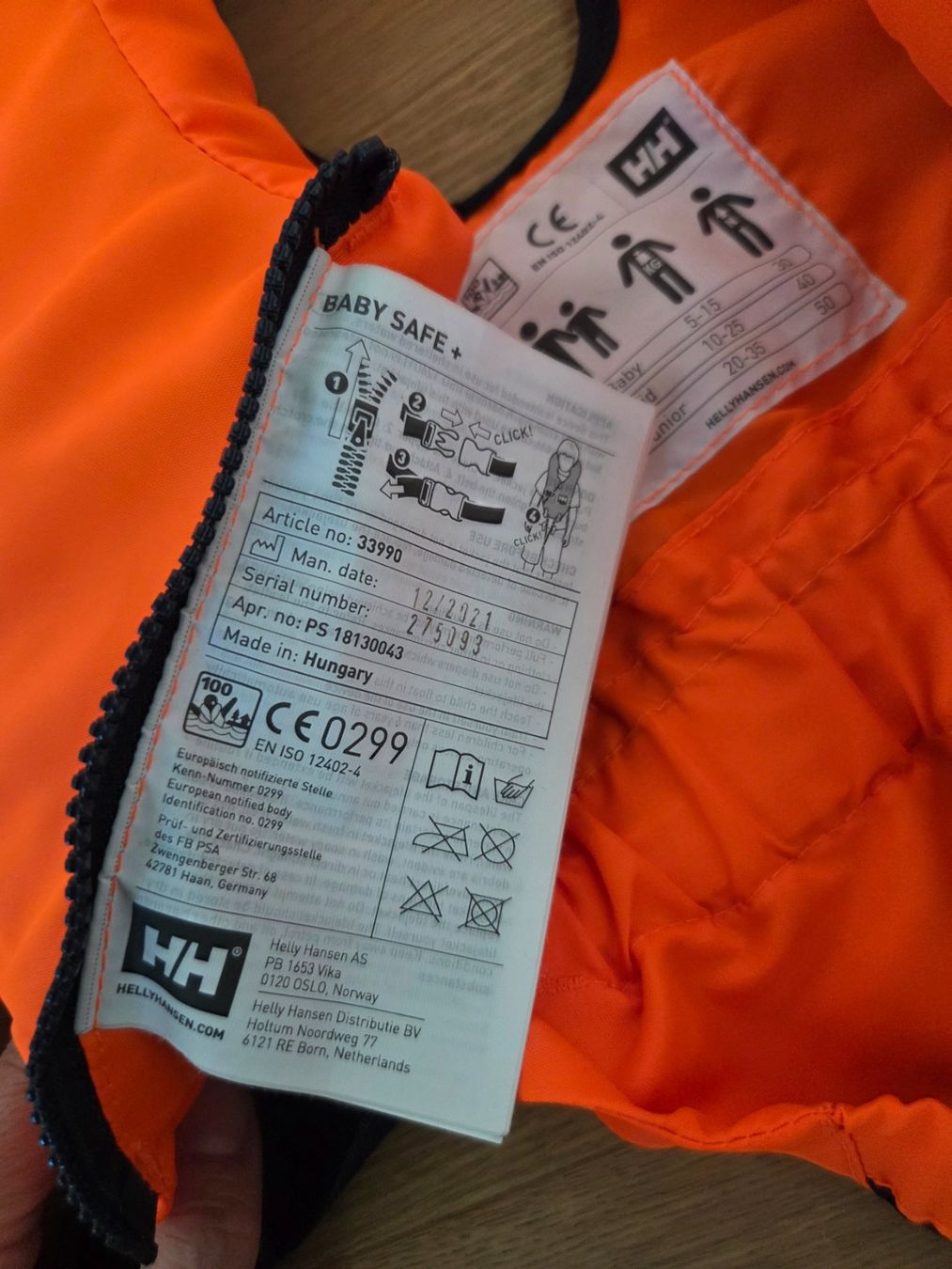 Helly Hansen Giubbotti di salvataggio: Helly Hansen Baby Schwimmweste Rettungsweste – Usato da Baden venduto da adr_8bpb 3
