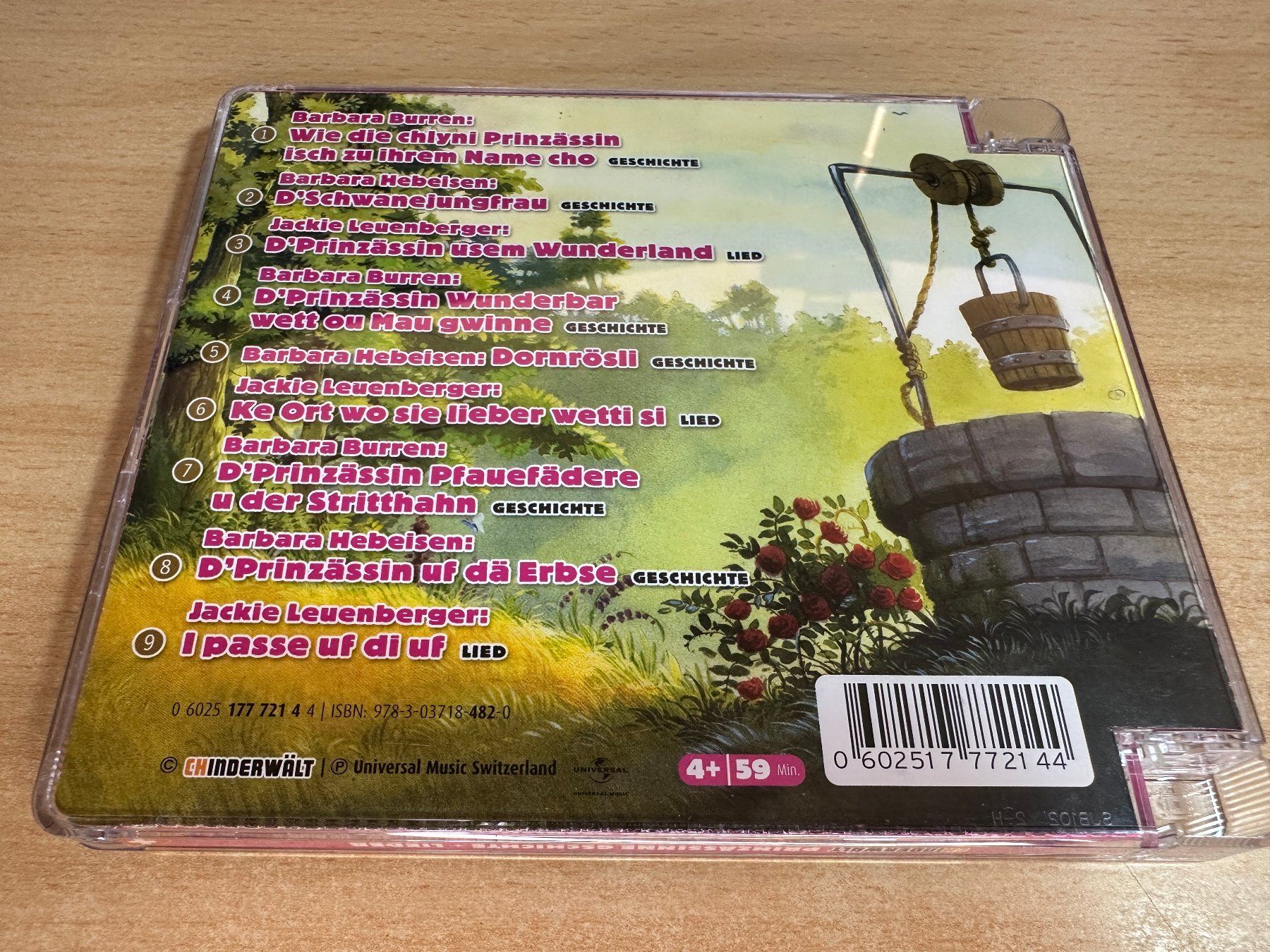 CD: H1 Prinzassinne  - Geschichte und Lieder -Schwiizerdütsch – Usato da Rikon im Tösstal venduto da Alpenmutz 1