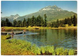 PONTRESINA Lej Marsch Camping - Badeleben am See