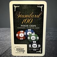 ✨Poker Set 100 Chips 🃏 Standard PokerRange Metalldose NEU ✨