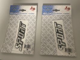 2 autocollants 3D Sport Euro-Print neufs sous emballage