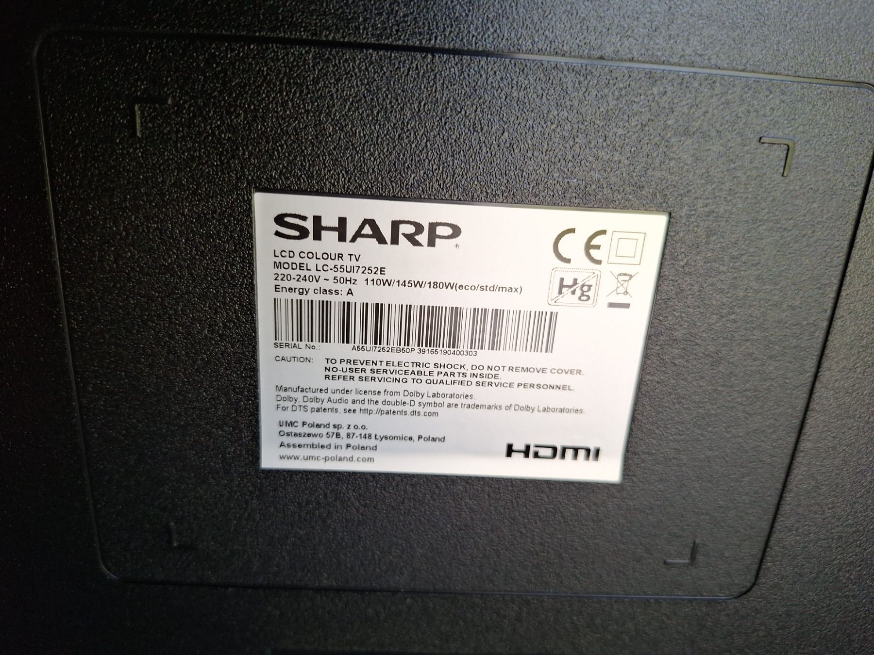 Sharp Televisori: Sharp TV - UHD – Usato da Altstätten SG venduto da bon_sy7p 1