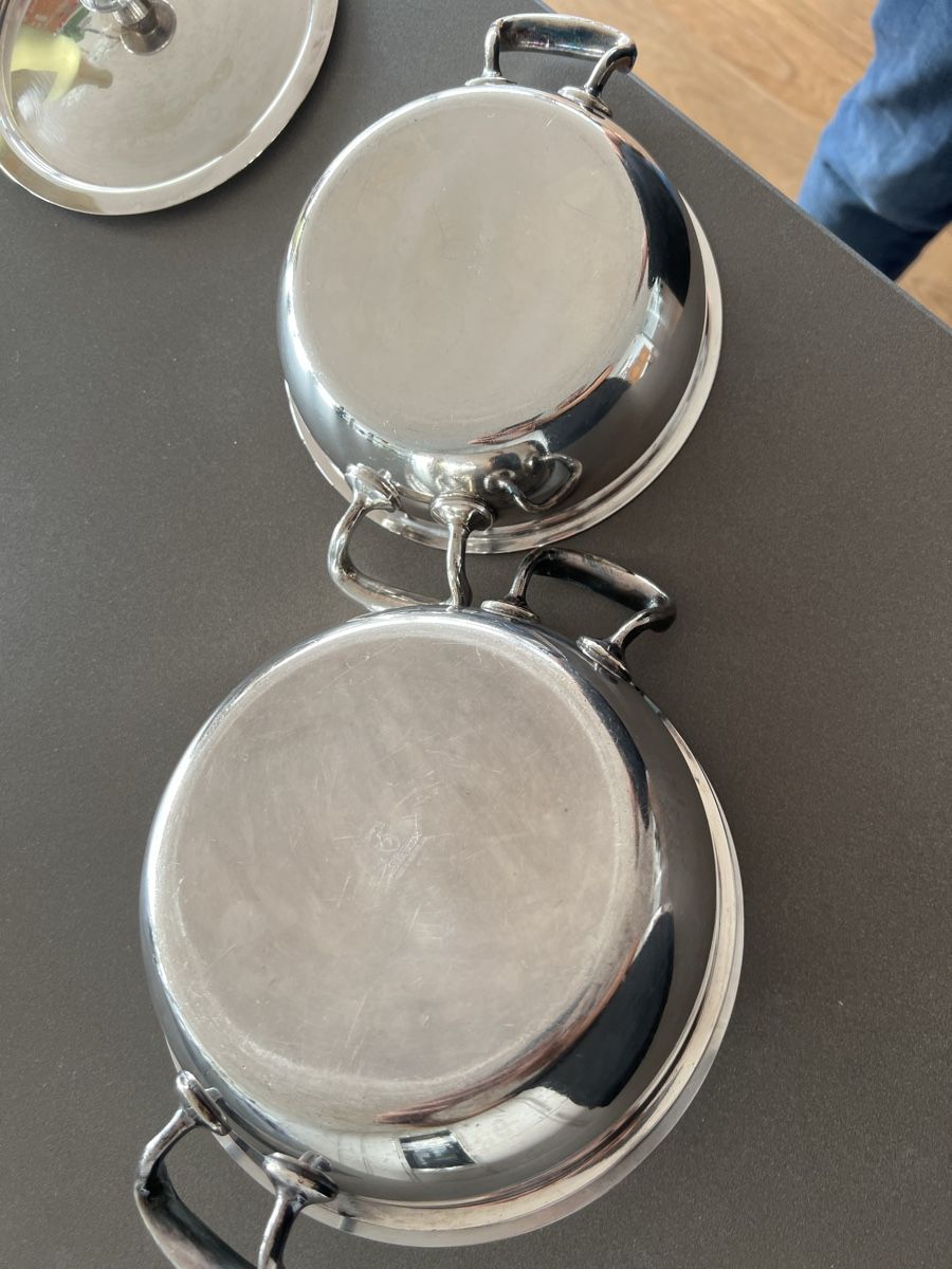 Padelle: Spring SILINOX Switzerland Topf Set, 2 Stück – Usato da Wolfwil venduto da Poulet60 5