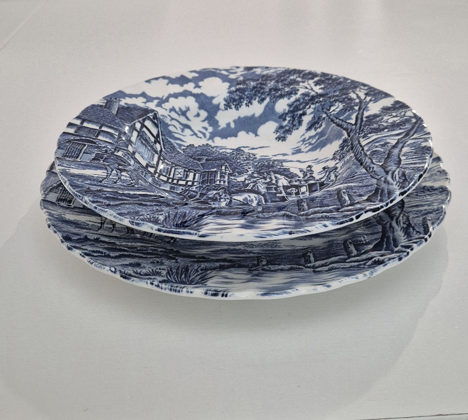 Set di piatti: Myott Royal Mail Plate Set Blue White England – Usato da Mellingen venduto da tat_b8mh 2