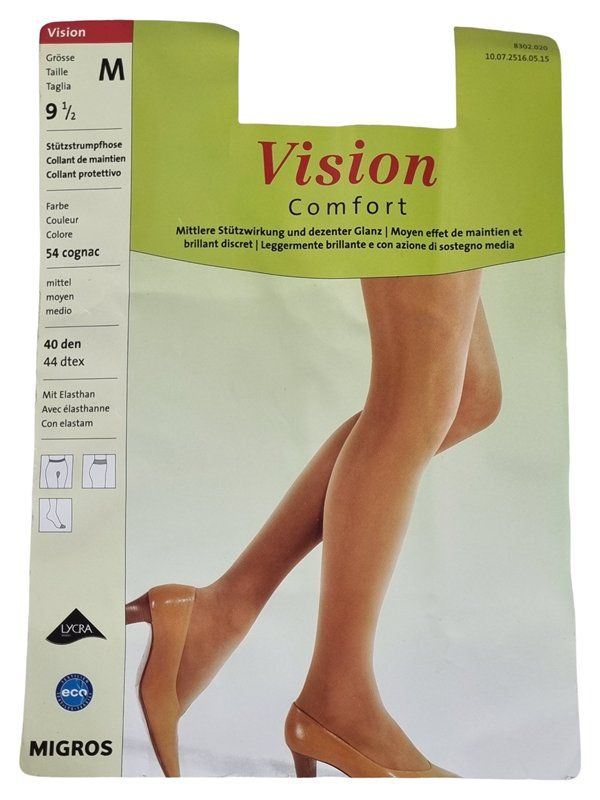 Ellen Amber Calze & Collant: VISION, Damen-Strumpfhose, Gr.M, Cognac Glanz – Usato da Wangen b. Olten venduto da Restwert_Wangen 4
