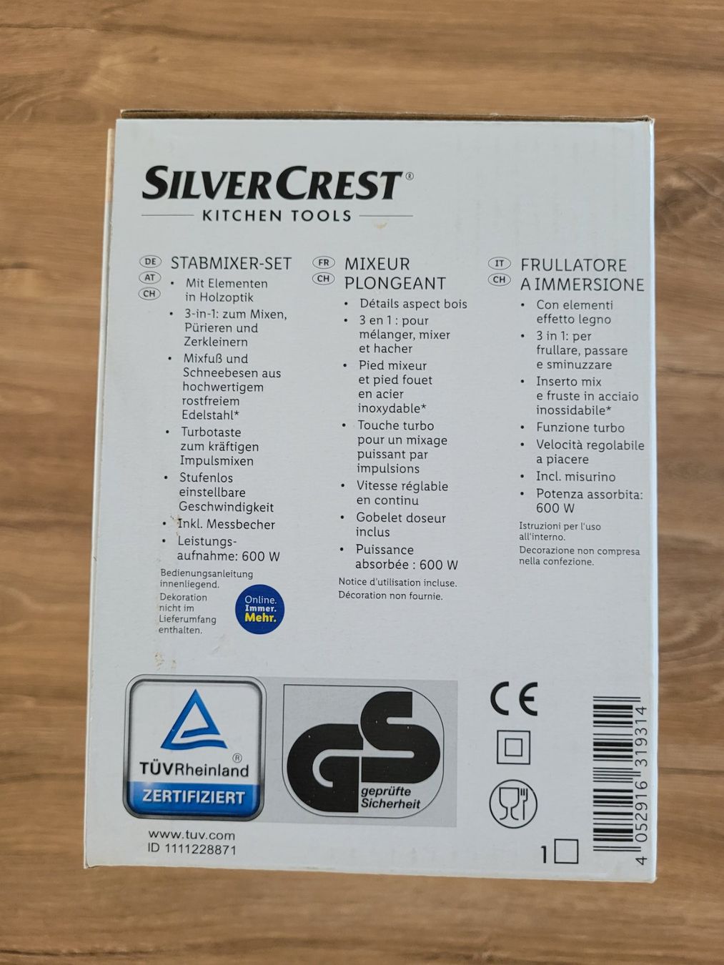 SilverCrest Elettrodomestici da cucina: Silvercrest Stabmixer-Set - Neu & OVP – Nuovo e nell'imballaggio originale da Einsiedeln venduto da lars.tsch 3