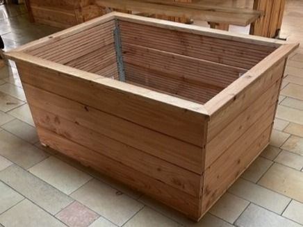 Hochbeet aus Lärchenholz LxBxH 133 x 93 x 64 cm Stärke 28m Kaufen auf