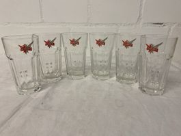 6 Smirnoff Vodka Gläser - Perfekt für die nächste Party!