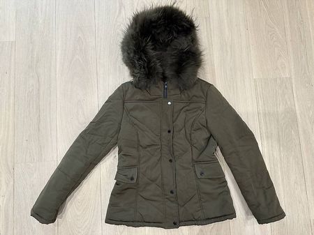 Magnifique Parka kaki très chic & classe cintrée - XL 42