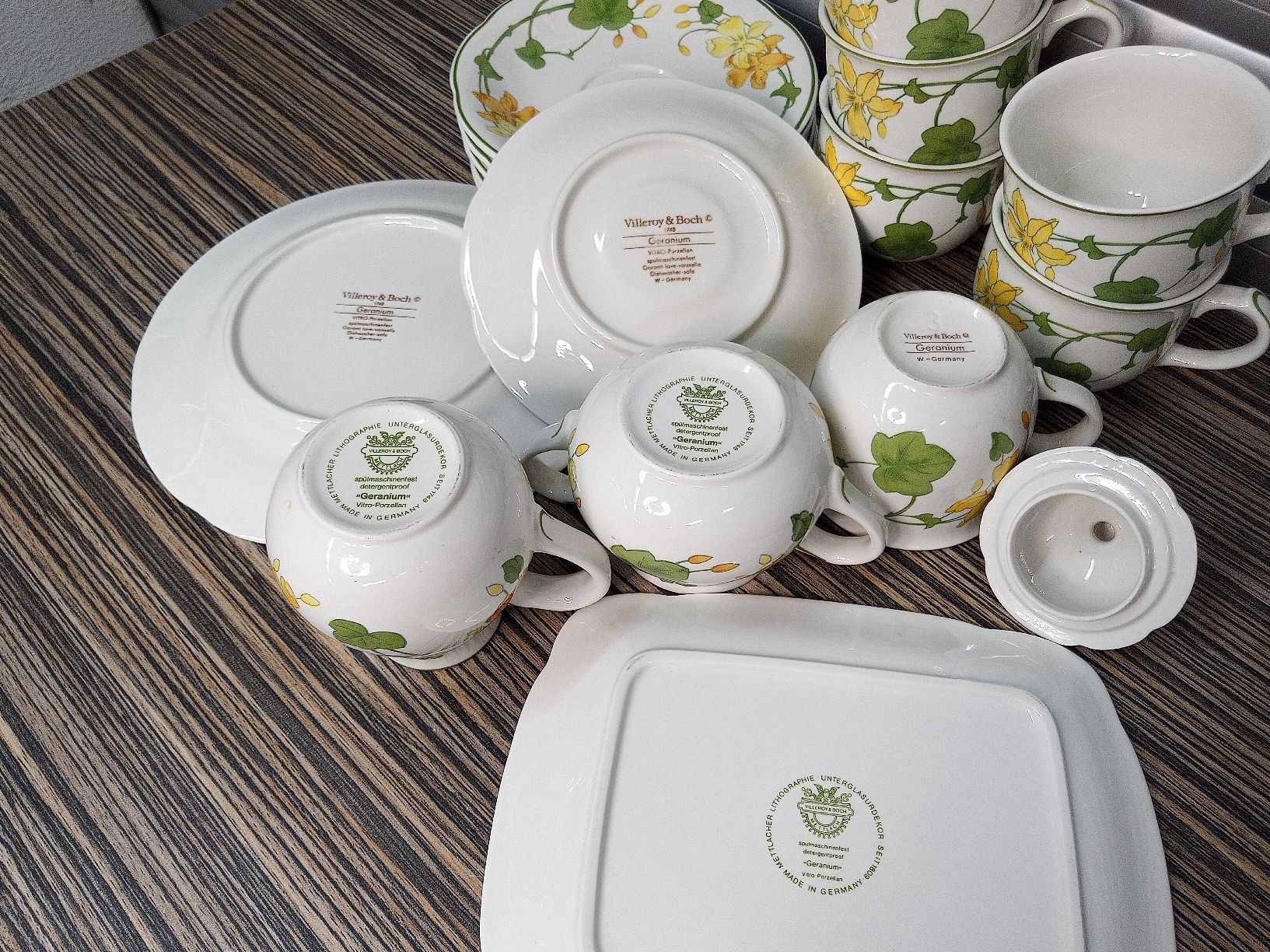 Villeroy & Boch Geschirrsets: Villeroy & Boch Geranium Kaffeeservice – Gebraucht aus Reiden von Zofi-Brocki 5