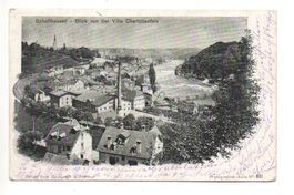 LITHO Blick von der Villa Charlottenfels SCHAFFHAUSEN
