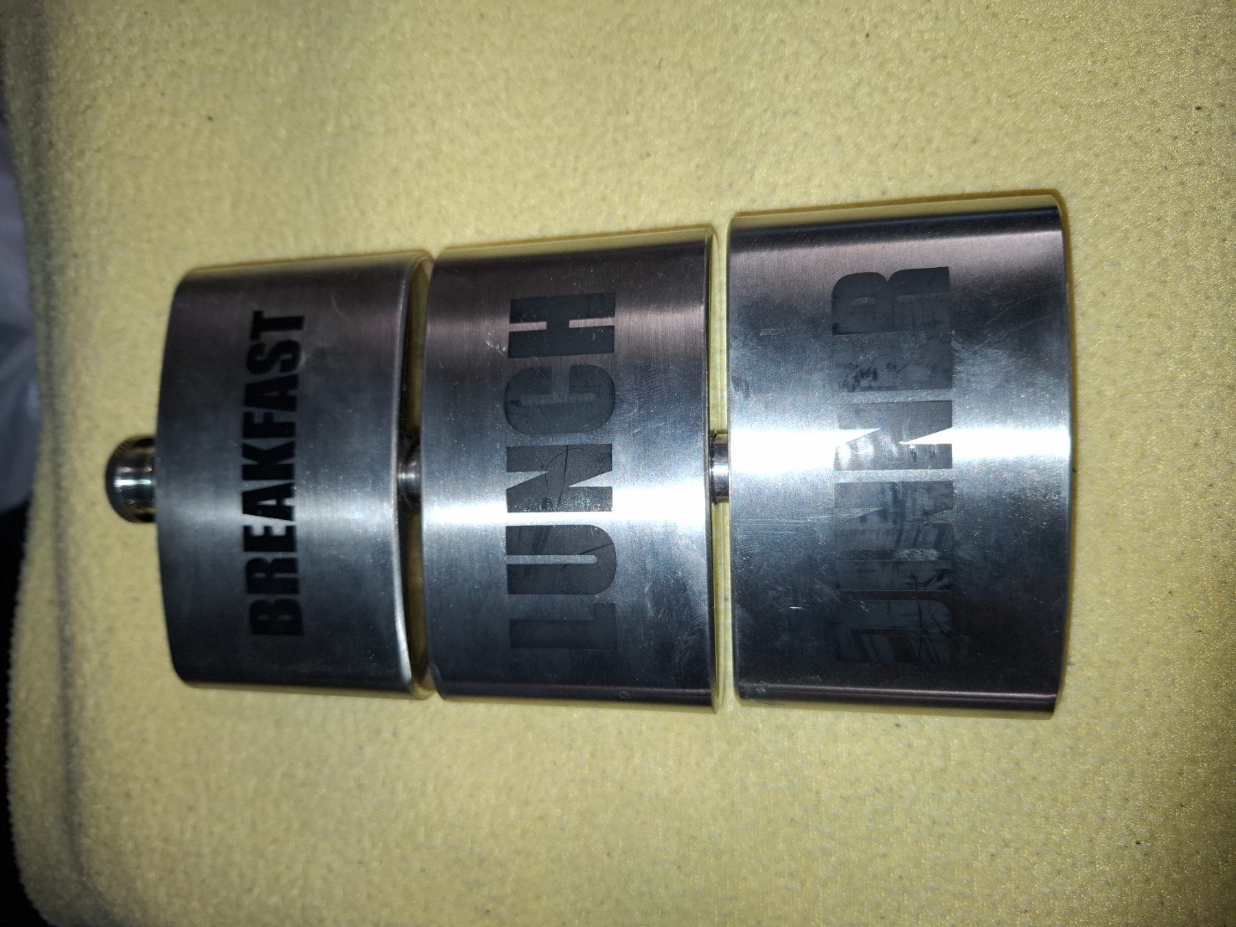 Edelstahl Flachmann Set 