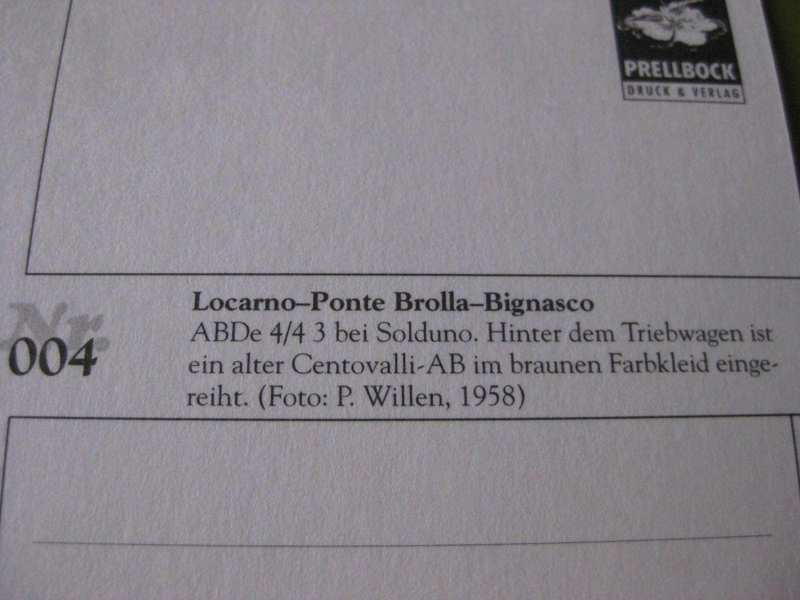 Ansichtskarten: AK Bahnhof Locarno Solduno mit Zug – Neu (gemäss Beschreibung) aus Malters von Marosko 2