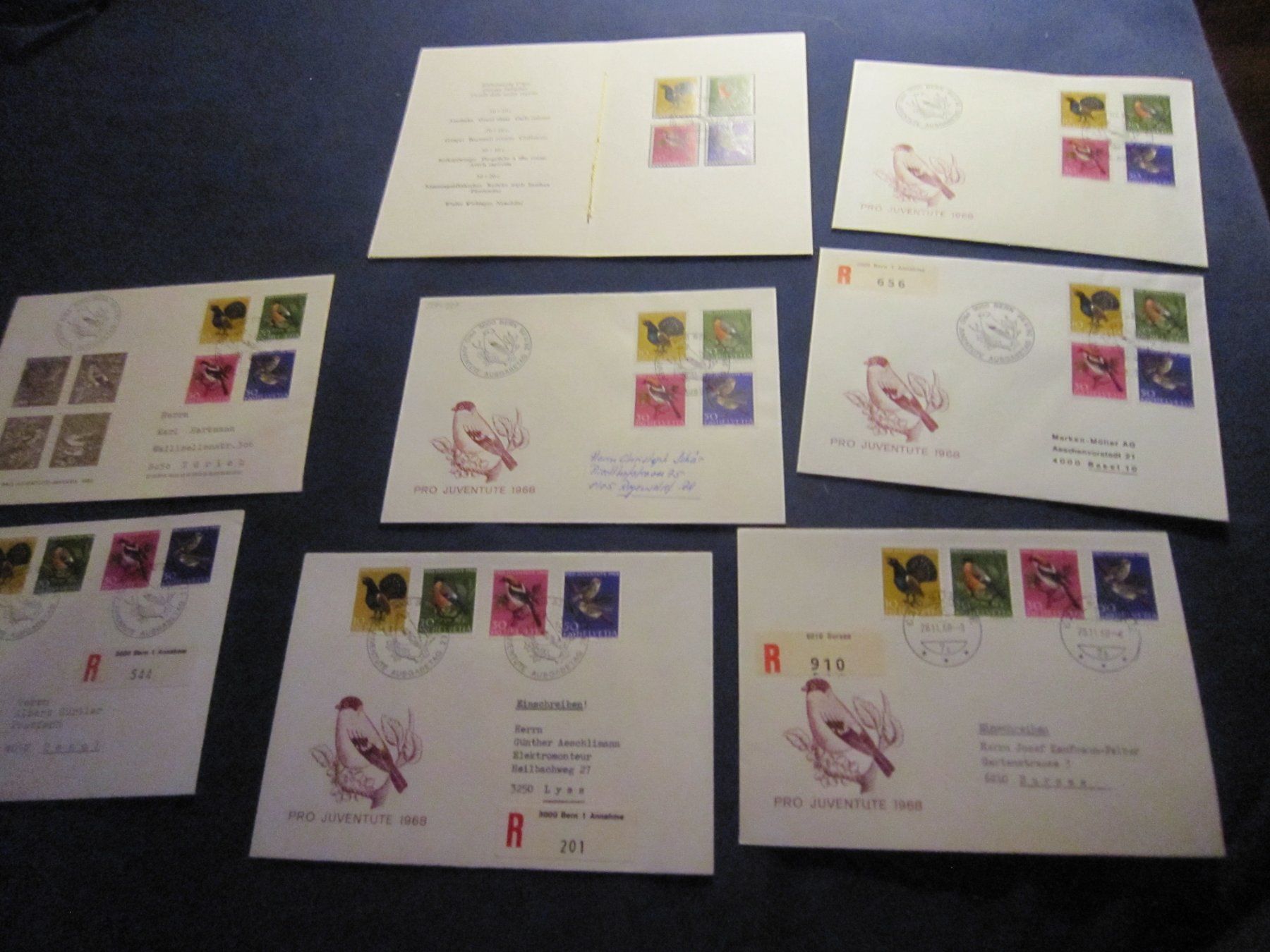 Tous les timbres: PJ 1968 FDC Serien – D'occasion à Gordola par Polentaefung