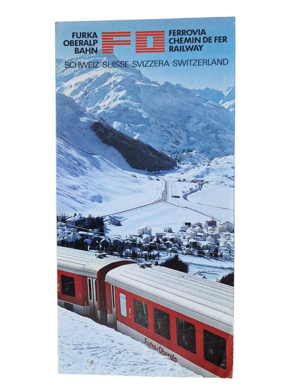 Documenti: Broschüre Furka Oberalp Bahn – Usato da Mörschwil venduto da aik_x8mc 1