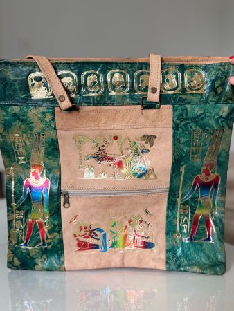Vintage Ägyptische Handtasche 👝  Einzigartiges Sammlerstück