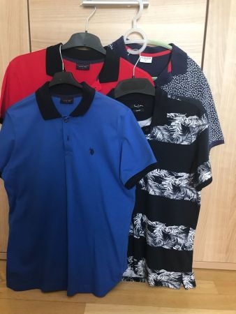 USPA-US POLO PAKET 4 STK GRÖSSE S