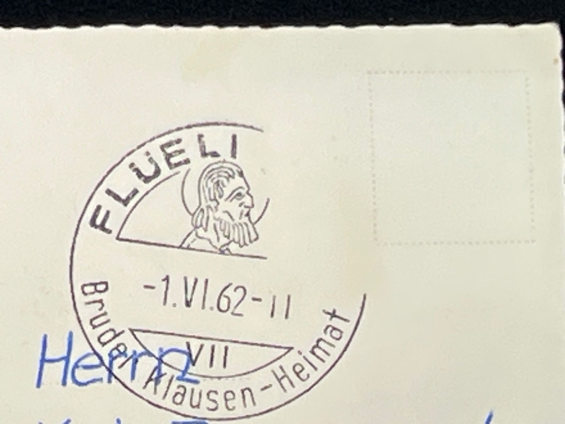 Cartoline postali: Ansichtskarte: Flüeli-Ranft mit Hotel Paxmontana – Usato da Widnau venduto da Brusi9 1