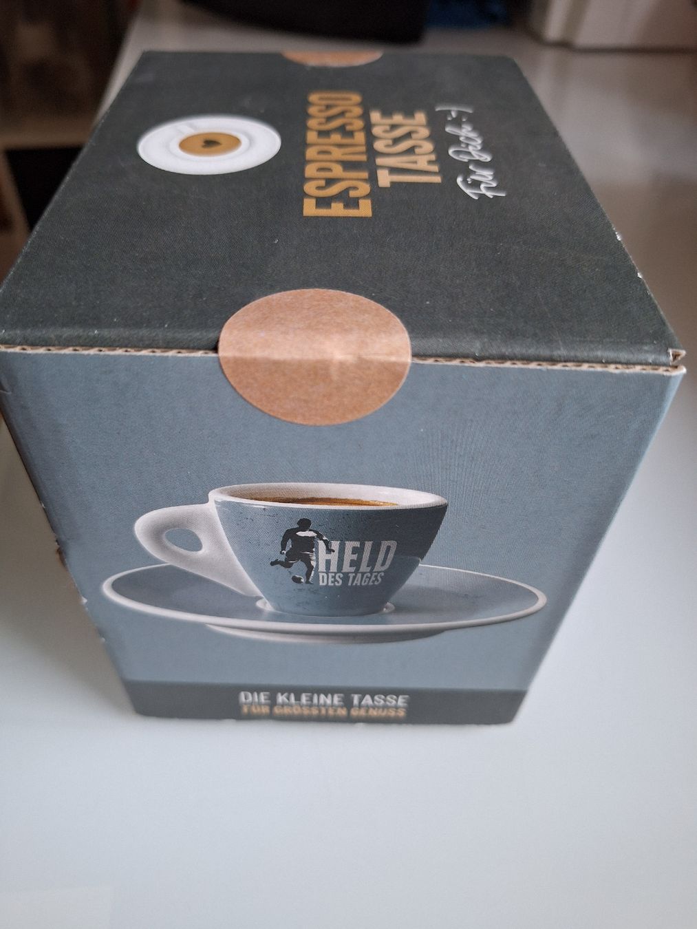Tazze: Espressotasse Held des Tages – Nuovo e nell'imballaggio originale da Tecknau venduto da easton82 1