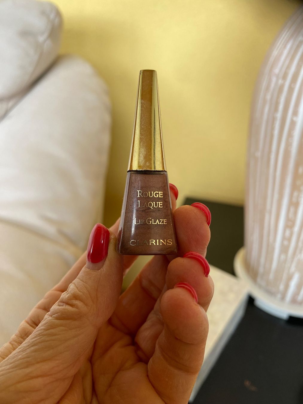 Clarins Make-up: Clarins Rouge laqué Lip glaze No 07 – Usato da Belmont-sur-Lausanne venduto da chu_vxf5