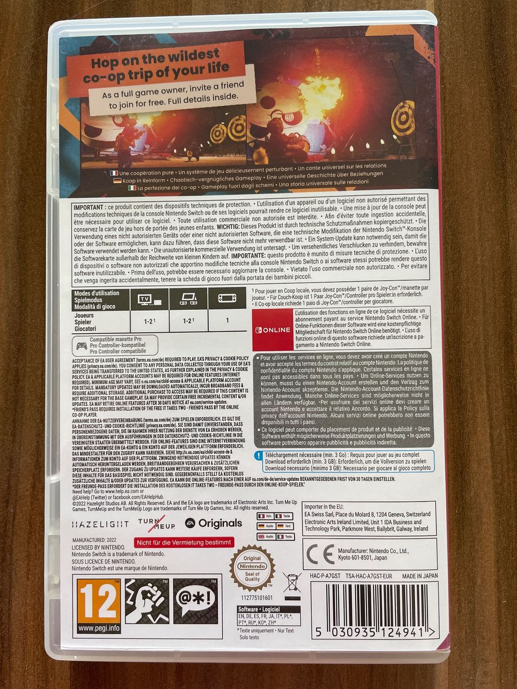 Nintendo Jeux: It Takes Two Nintendo Switch Spiel – Neuf (Voir description) à Gattikon par Sunfloor 1