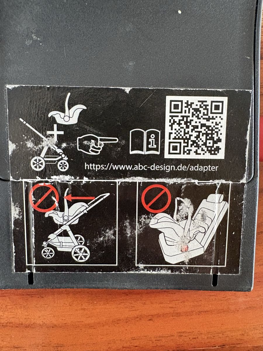 Lecteurs & Adaptateurs: Adapter ABC Design Kinderwagen  – D'occasion à Uhwiesen par FehrN 2