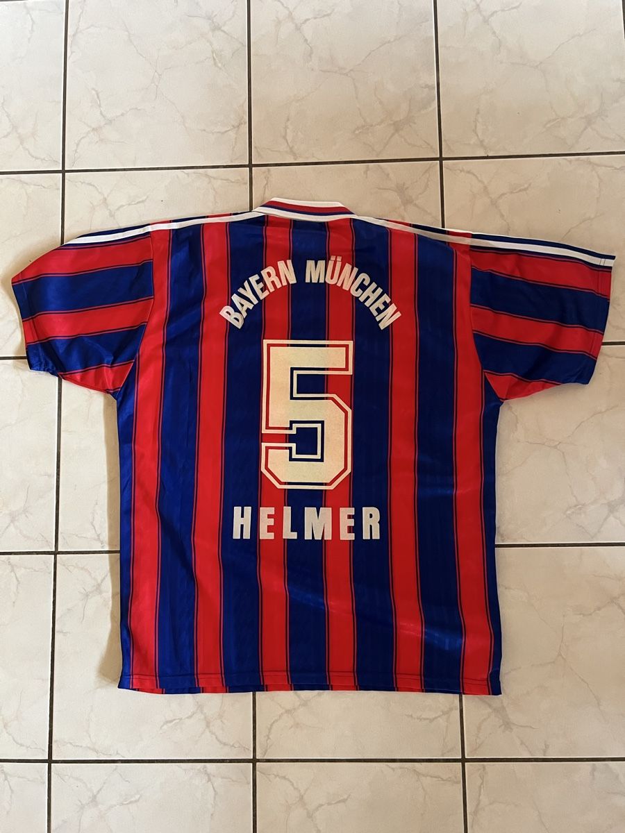 Adidas Canottiere & Pantaloni: FC Bayern Trikot 1995 – Usato da Neuendorf venduto da RBU4 1
