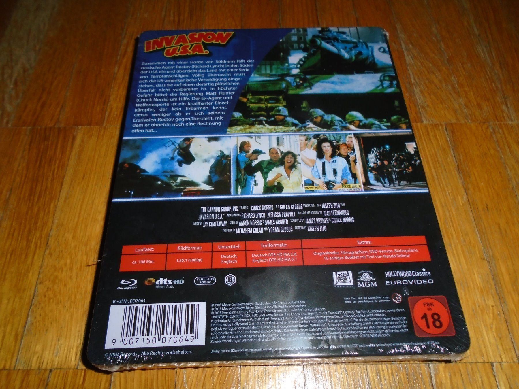 Tutti i DVDs: Invasion U.S.A - Futurepak - BLU-RAY - 3D Lenticular - UNCUT – Nuovo e nell'imballaggio originale da Basel venduto da havsok 1