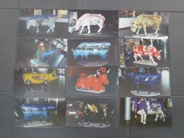 Cow Parade Zürich 1998 / 12 orig. Vintage Fotos