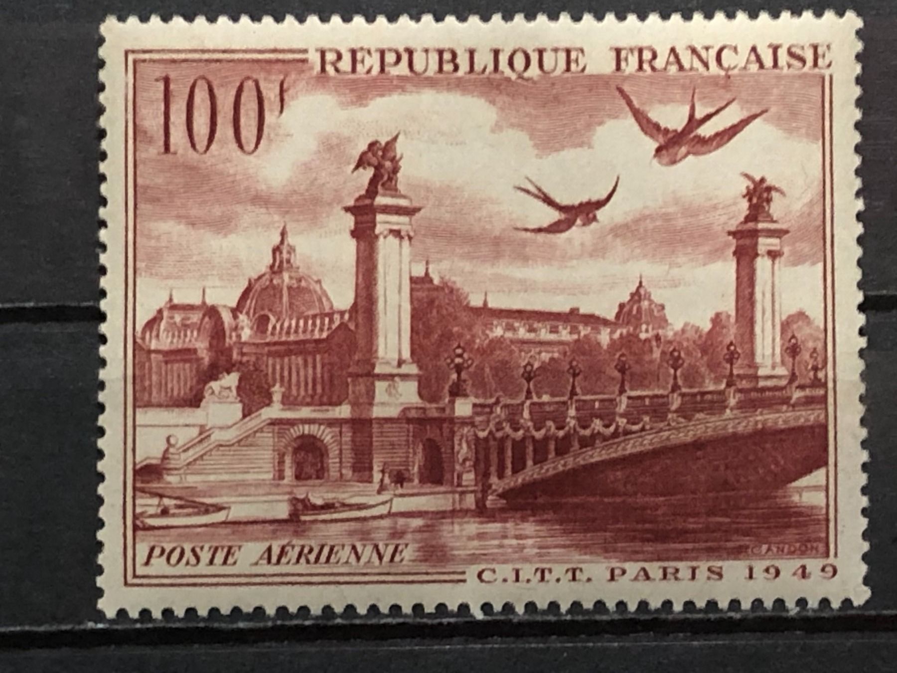 Tutti i francobolli: () Poste Aérienne Neufs * 1947 & 1949 – Nuovo e nell'imballaggio originale da Lausanne venduto da ffhoud 2