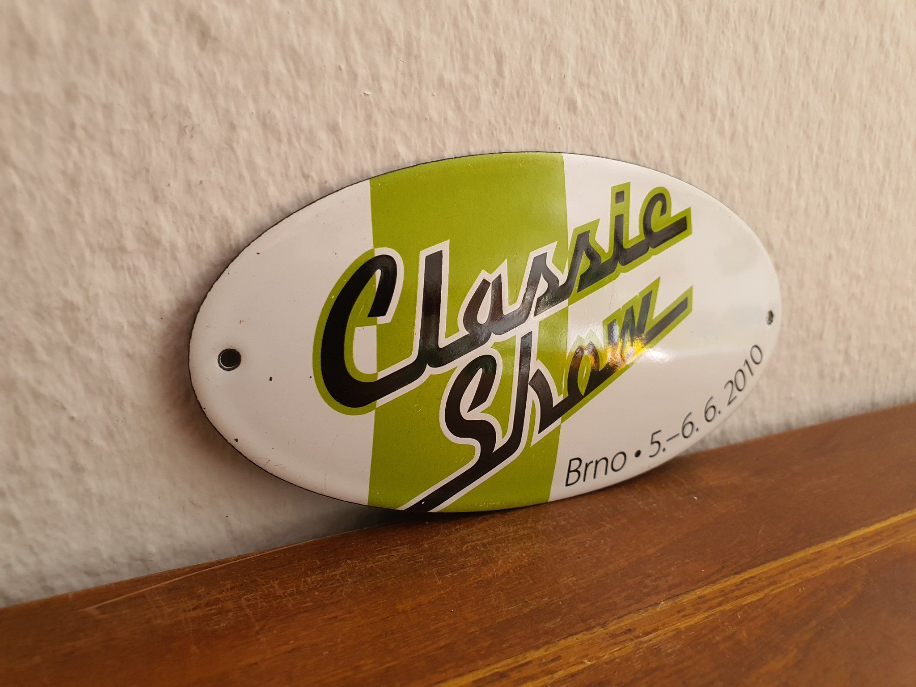 Schilder: Emailschild Classic Show Brno Oldtimer Emaille Schild Retro – Neu (gemäss Beschreibung) aus Schaffhausen von pfanis09 4