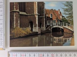 Alte Ansichtskarte von Delft, Holland, unbeschrieben.