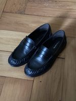 Tamaris Slipper schwarz Leder perfekter Zustand