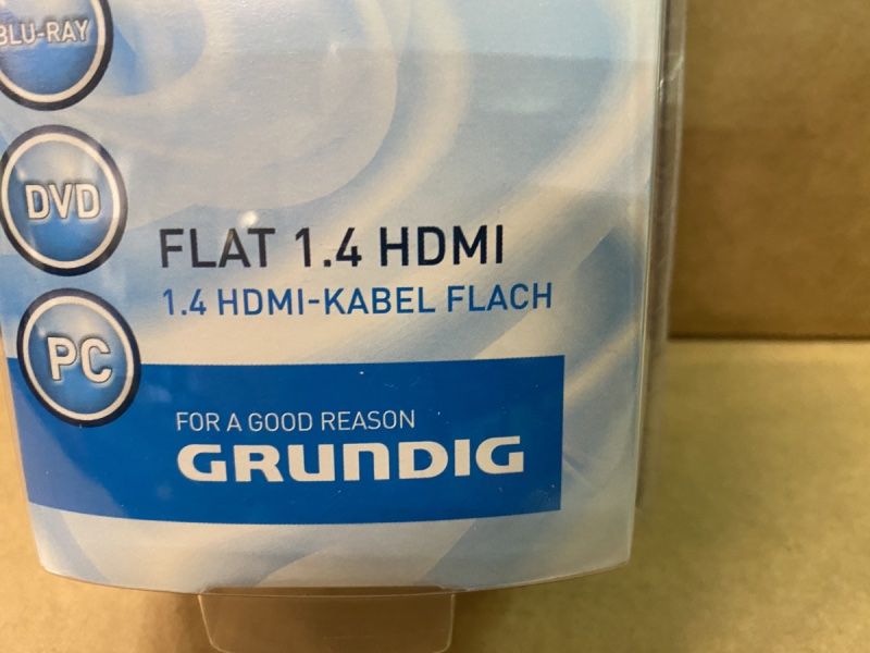 Grundig Kabel: neue HDMI Kabel 3m vergoldet – Neu und originalverpackt aus Necker von liq24 3