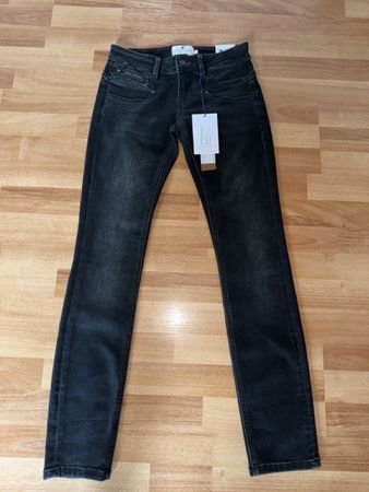 Schwarze Damen Jeans Freeman T.Porter Gr. S. Slim Fit Neu