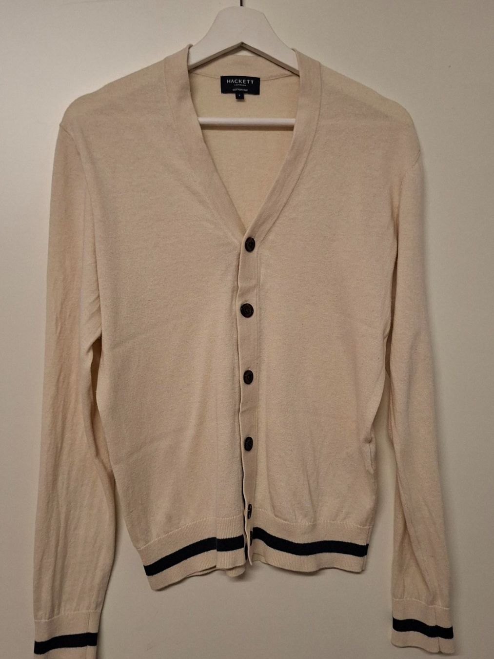 Hackett Maglioni & Felpe: Hackett Cardigan, Strickjacke, S, cotton silk – Nuovo (secondo la descrizione) da Lanzenneunforn venduto da outsidetg