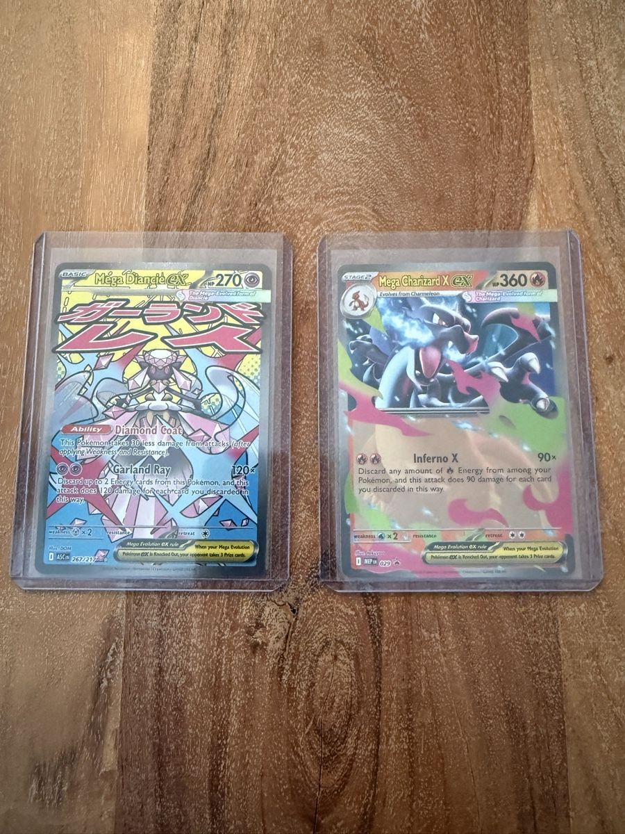 Pokémon Carte collezionabili: Seltene Pokémon Karten - Mega Diancie EX & Mega Charizard EX – Nuovo (secondo la descrizione) da Wallisellen venduto da Henzoo94