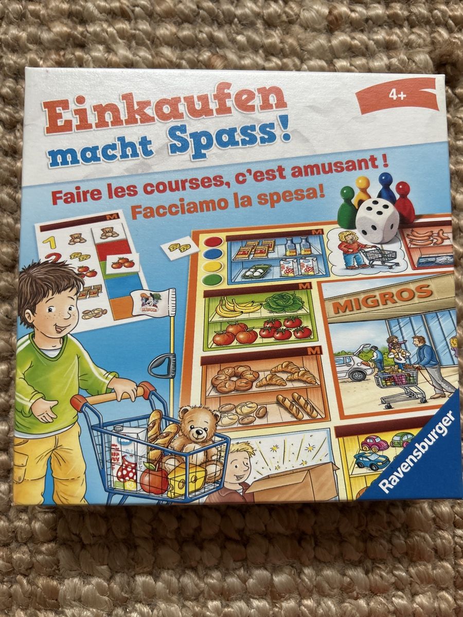 Giochi: Kinderspiele: Einkaufen macht Spass, Memory – Usato da Dottikon venduto da cimar 1