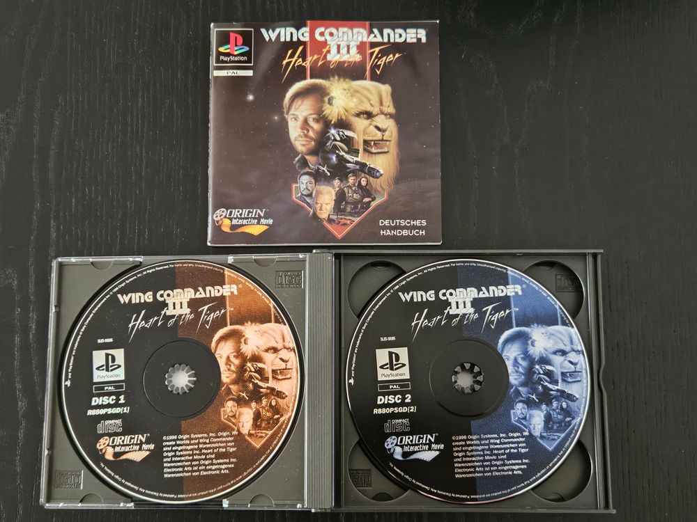 PS1 WING COMMANDER III 3 - Heart of the Tiger - Disc 4 PAL Bon état EUR