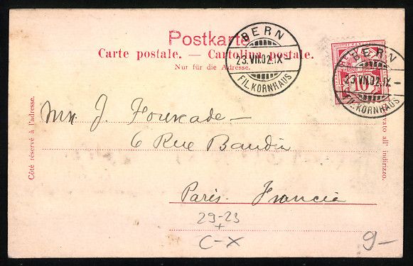 Cartoline postali: Relief-AK Bern, Ansicht des Museums – Usato da Berlin venduto da bartko-reher 1